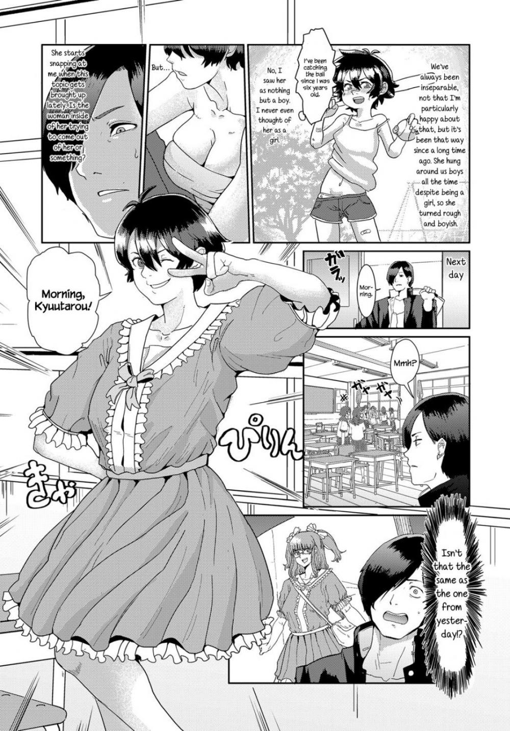 Hentai Manga Comic-The Tomboy's Girly Power Up   Plan-Read-5